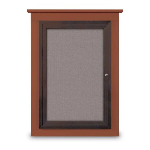 Single Door Enclosed Letterboard, 47"x36